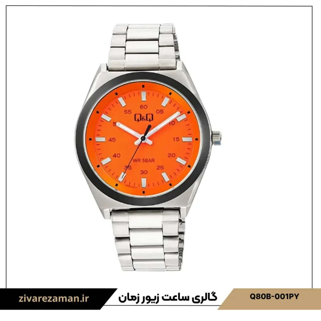 ساعت مچی مردانه کیو اند کیو مدل Q80B-001PY